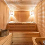 Sauna lambri kaplama detayı