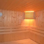 Sauna iç mekan ahşap kaplama