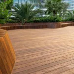 Thermowood deck ve oturma basamakları